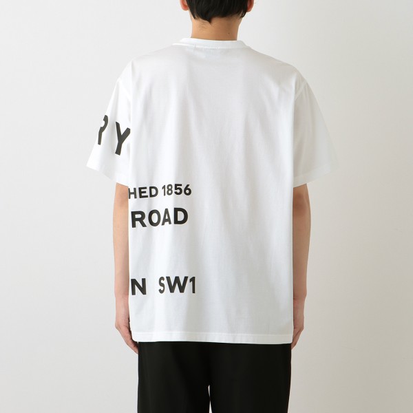 楽天市場】バーバリー Tシャツ 半袖カットソー ホワイト メンズ