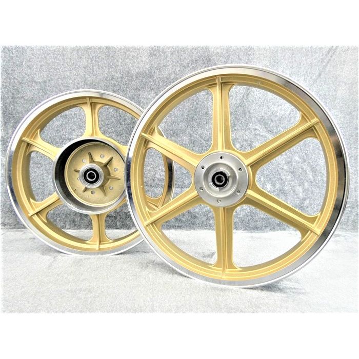 楽天市場】Z1 Z2 キャスト ホイール 6穴 ゴールド シックス