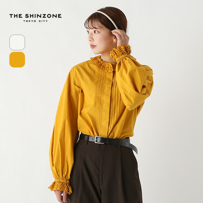 楽天市場】ザ シンゾーン レースカラーブラウス THE SHINZONE LACE