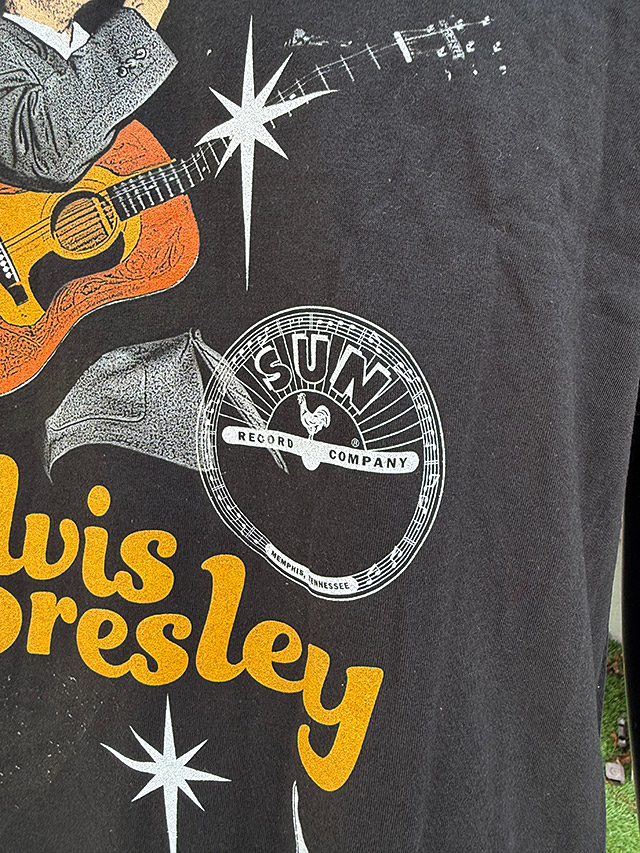 楽天市場】サンレコード エルヴィス・プレスリー オフィシャルTシャツ