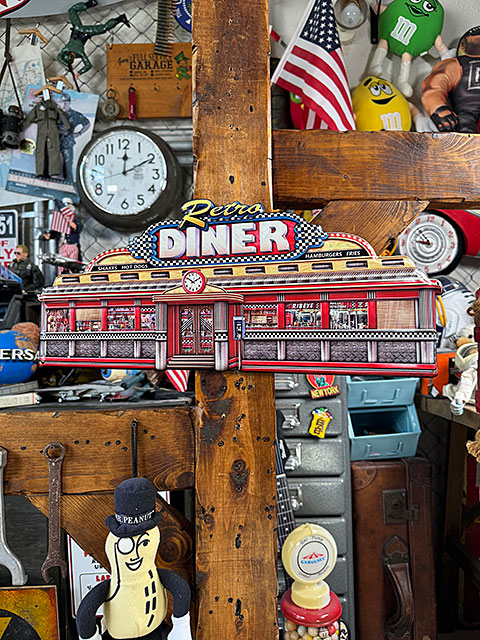 楽天市場】レトロダイナー エンボス ティンサイン ブリキ看板