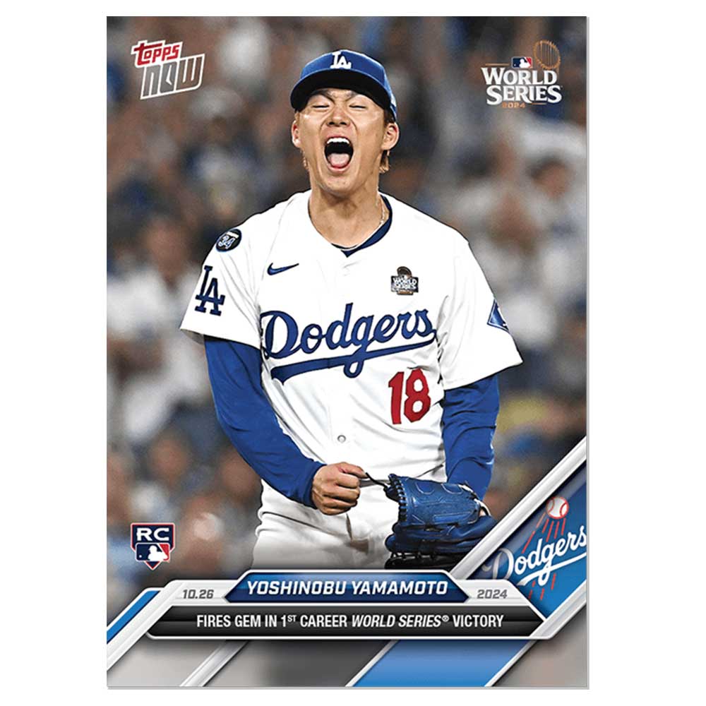 楽天市場】山本由伸 #869 ワールドシリーズ初勝利を記念したカード