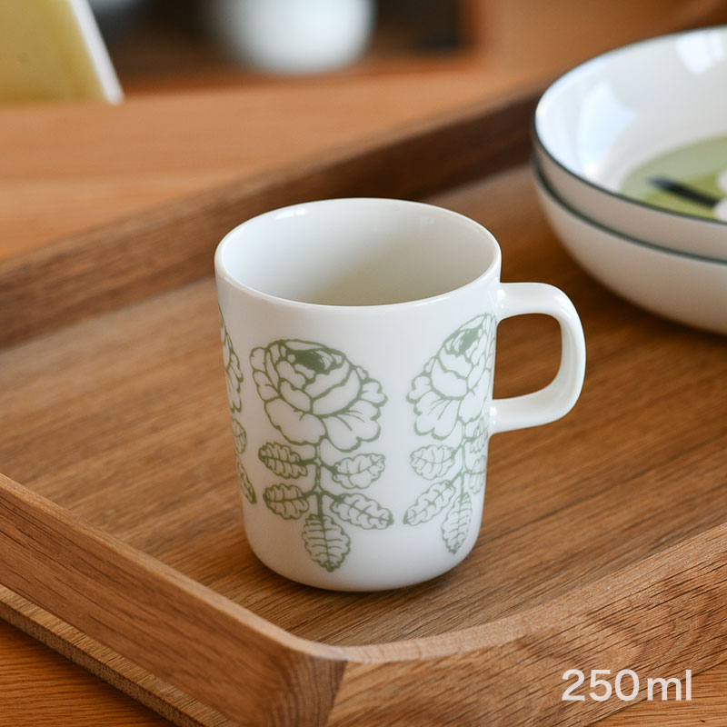 楽天市場】マリメッコ マグカップ 250ml ヴィヒキルース ホワイト