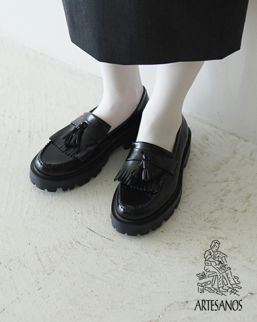 楽天市場】アルテサノス ARTESANOS タッセルローファー レディース