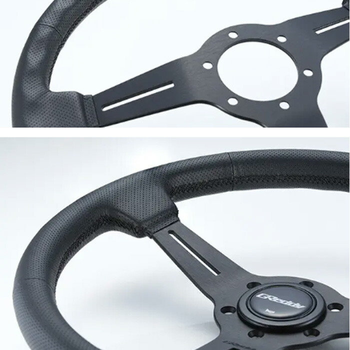 楽天市場】新品 TRUST トラスト GReddy スポーツステアリング -Black