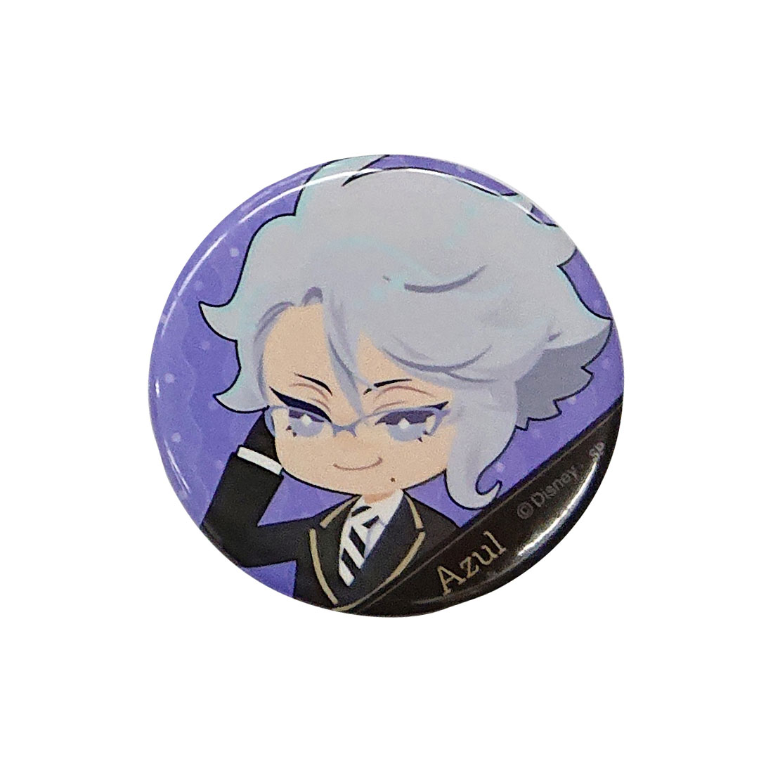 ツイステ プラチナジャケット 缶バッジ アズール 9個 オーロラ箔缶