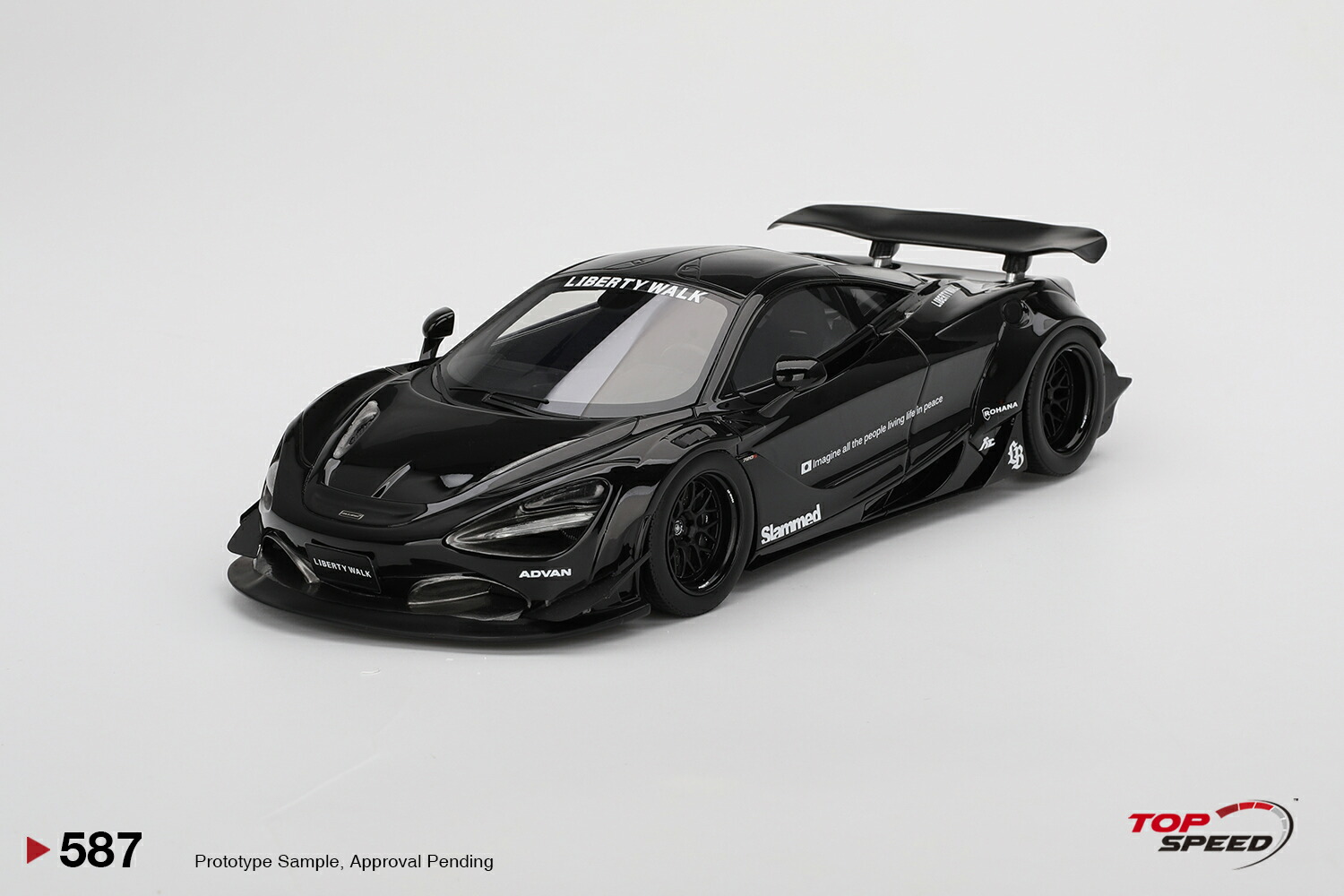 1/18 トップスピードTOP SPEED マクラーレン570S 黒パール 1⁄18 SPEED