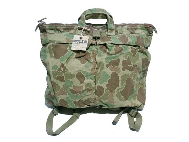 楽天市場】【送料無料!!】RRL ダブルアールエル Camo Helmet Bag カモ