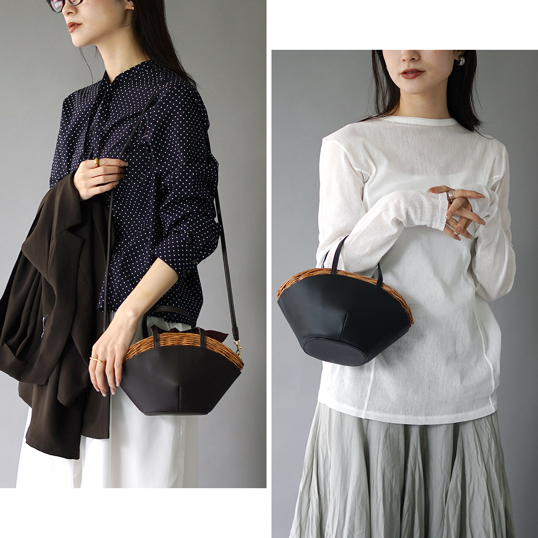 楽天市場】【動画あり】BAGMATI（バグマティ） ショルダー かごバッグ