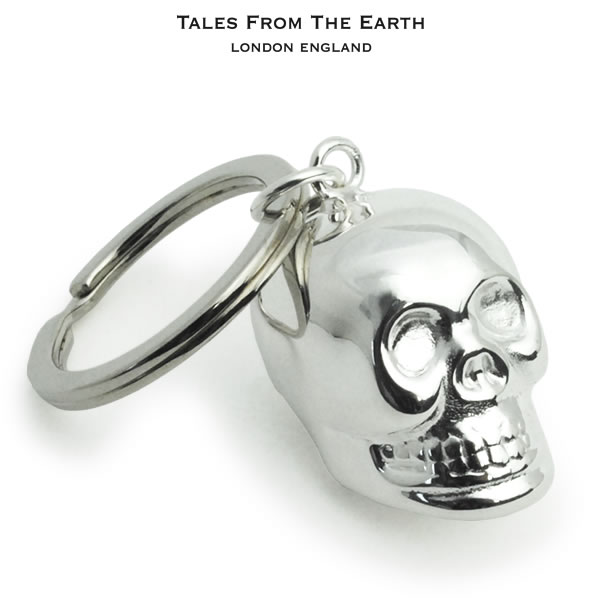 楽天市場】キーホルダー シルバー ガイコツ 骸骨 スカルモチーフ