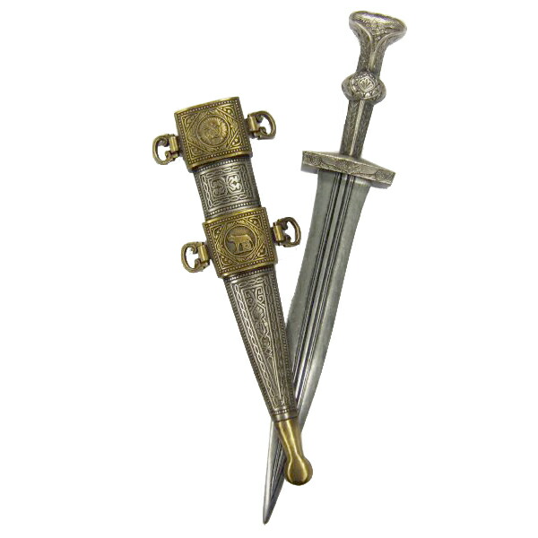 楽天市場】DENIX ローマ・シーザーダガー 短剣 4101 模造刀 デニックス