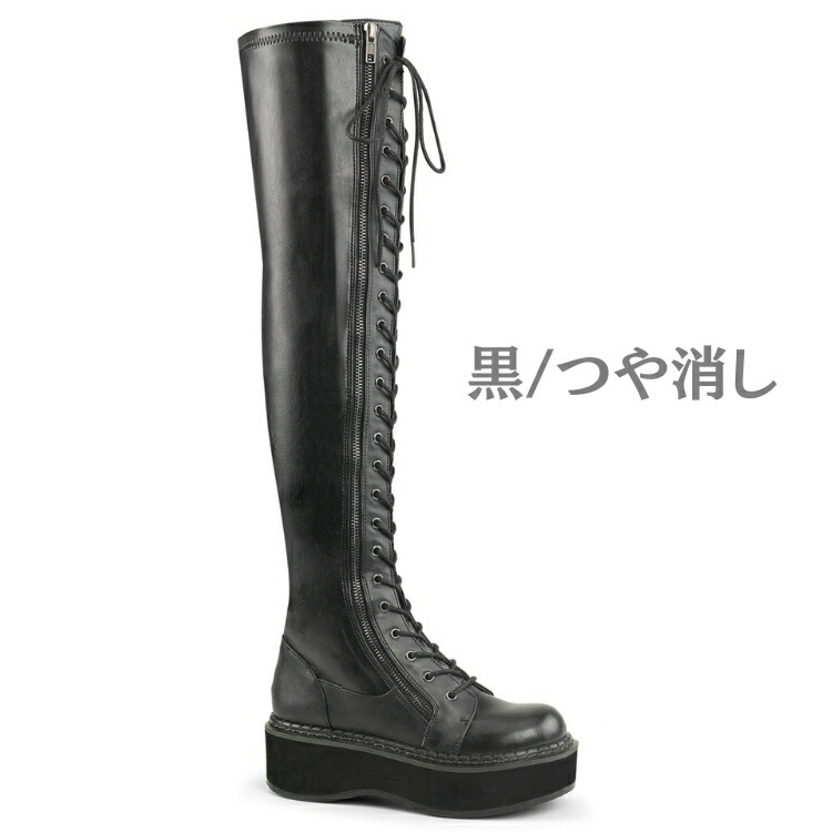 楽天市場】demonia デモニア ブーツ ニーハイブーツ サイハイブーツ