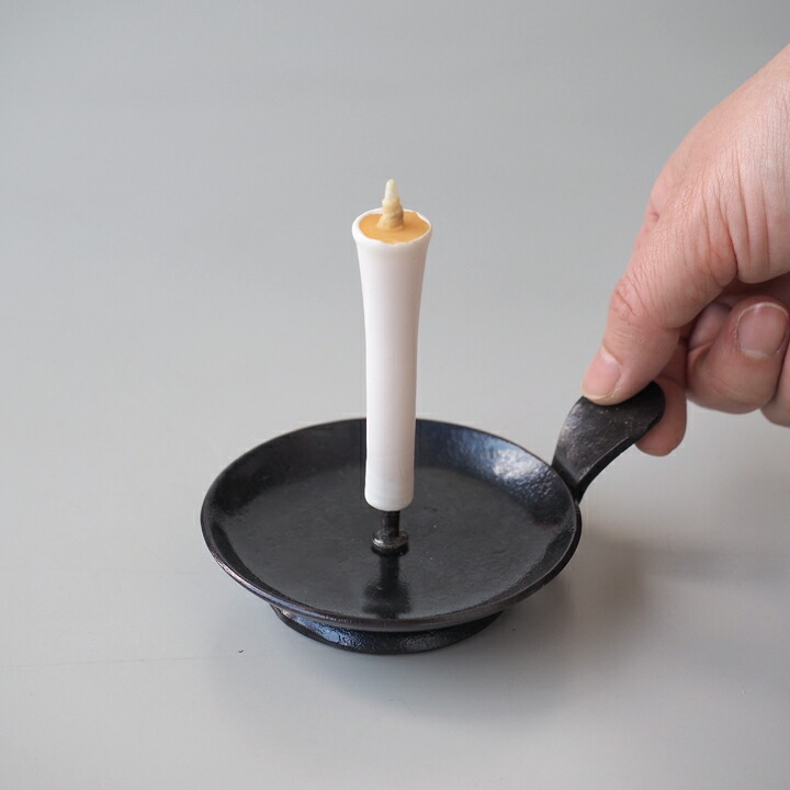 楽天市場】あす楽 鍛冶工房弘光ミニ燭台H60×W90 mm 和ろうそく1本