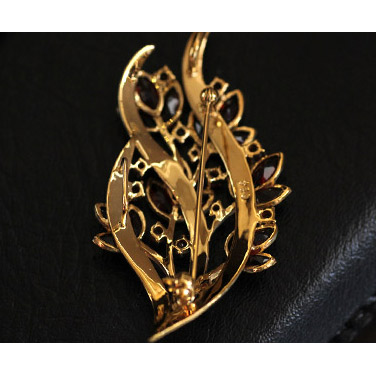 楽天市場】【碌山】 シルバーガーネット ブローチ ロクザン シルバー