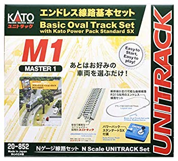 楽天市場】カトー 20－852 m1 エンドレス線路 基本セットの通販