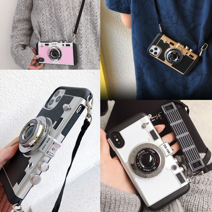 楽天市場】iPhone17 iPhoneケース スマホケース カメラ型 ストラップ付