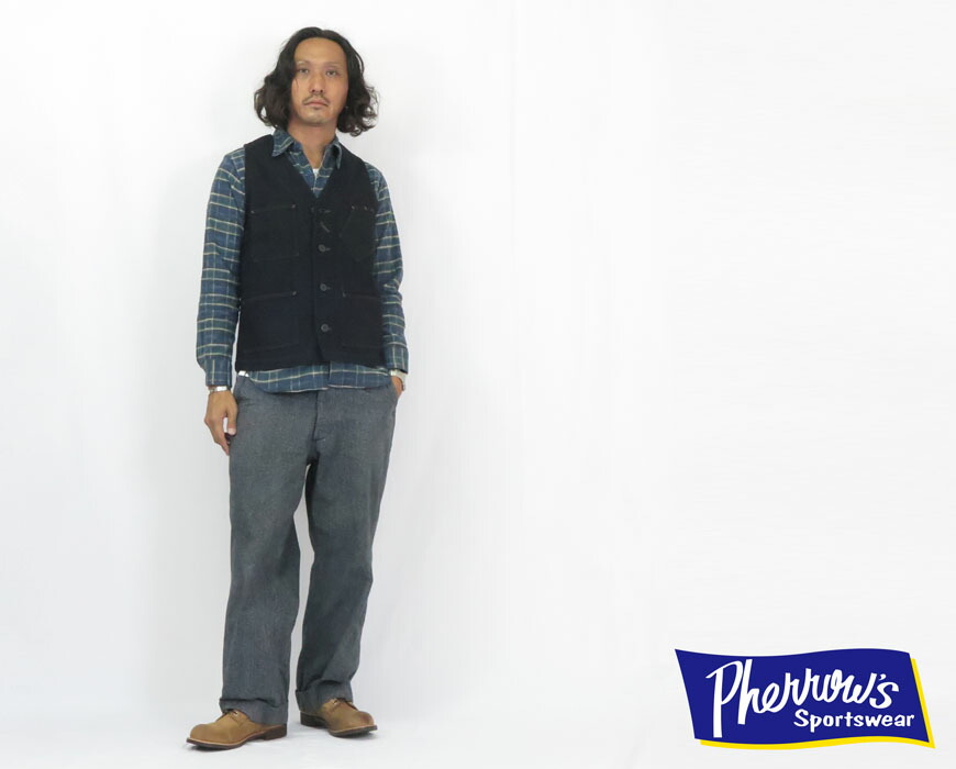 楽天市場】フェローズ PHERROW'S フェローズ ワーク ベスト 24W-PHWV1