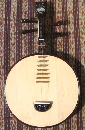 楽天市場】ダン・トゥ〜螺鈿装飾〜〈ベトナム民族楽器 弦楽器 月琴