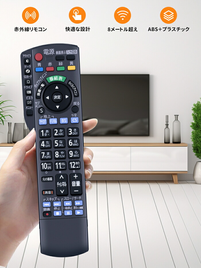 楽天市場】テレビリモコン N2QAYB000545 for Panasonic パナソニック