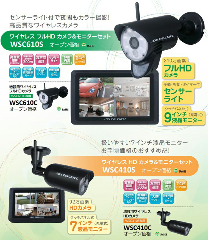 楽天市場】【あす楽対応/新品】 DXアンテナ防犯カメラセット屋外用