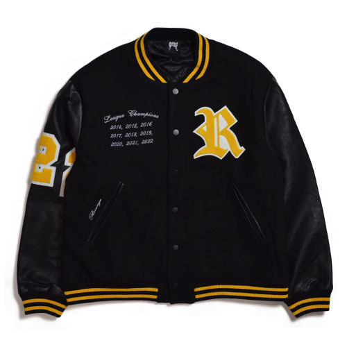 楽天市場】REVENGEBLACK ROTTWEILER VARSITY JACKETリベンジ ロット