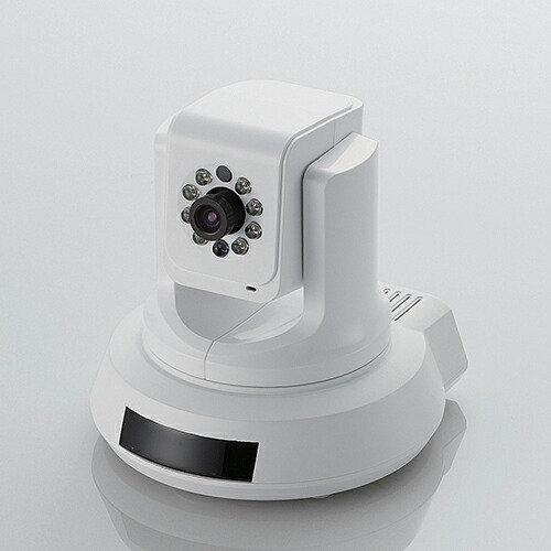 楽天市場】エレコム スマホで部屋の様子を確認できる パンチルト式