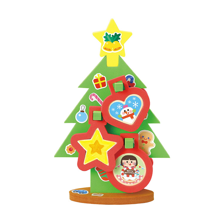 楽天市場】在庫限り！おえかきクリスマスツリー 木製パーツ付き 1個入