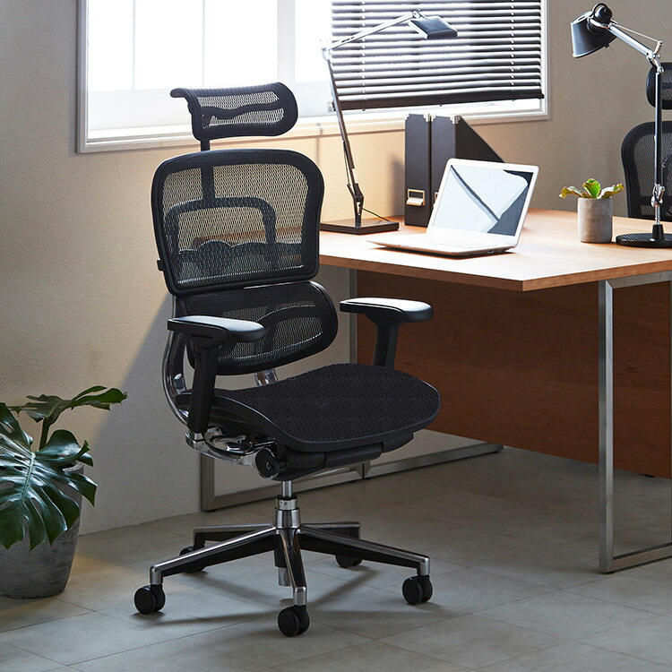 楽天市場】オフィスチェア メッシュ エルゴヒューマン ベーシックハイ