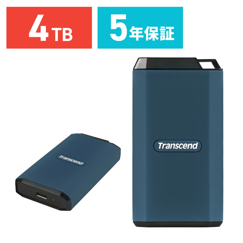 楽天市場】transcend ポータブルhdd 4tbの通販