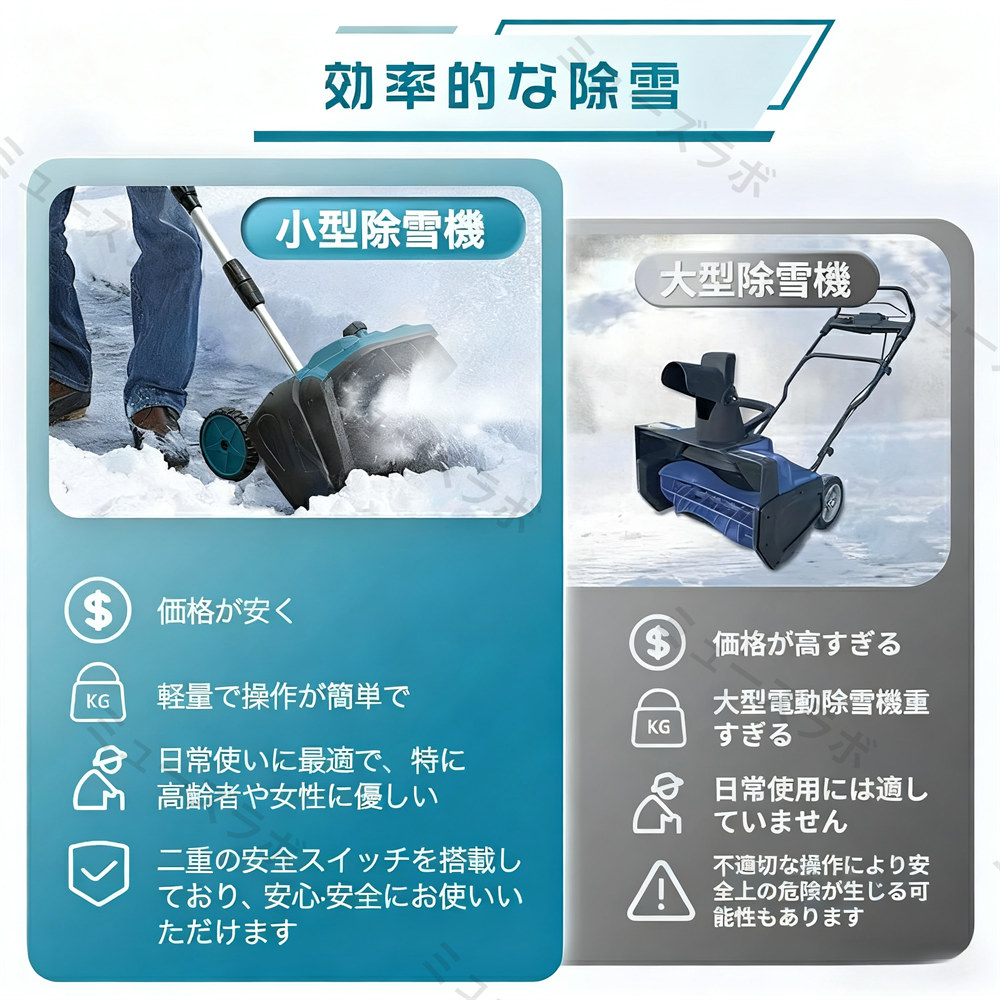 楽天市場】電動除雪機 除雪機 充電式 コードレス除雪機 スコップ 家庭