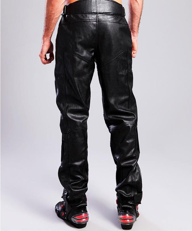 楽天市場】バイクパンツ メンズ レザーパンツ スキニーパンツ 革パンツ