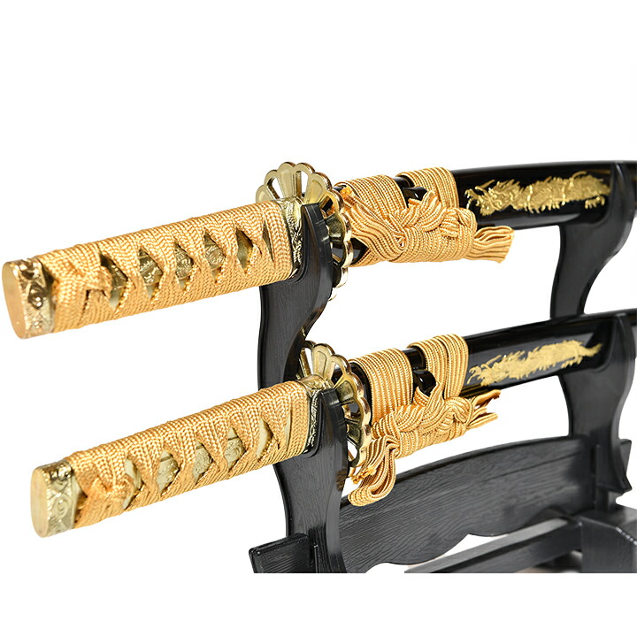 楽天市場】【模造刀】【陣太刀】ミニミニ竜太刀セット【五月人形