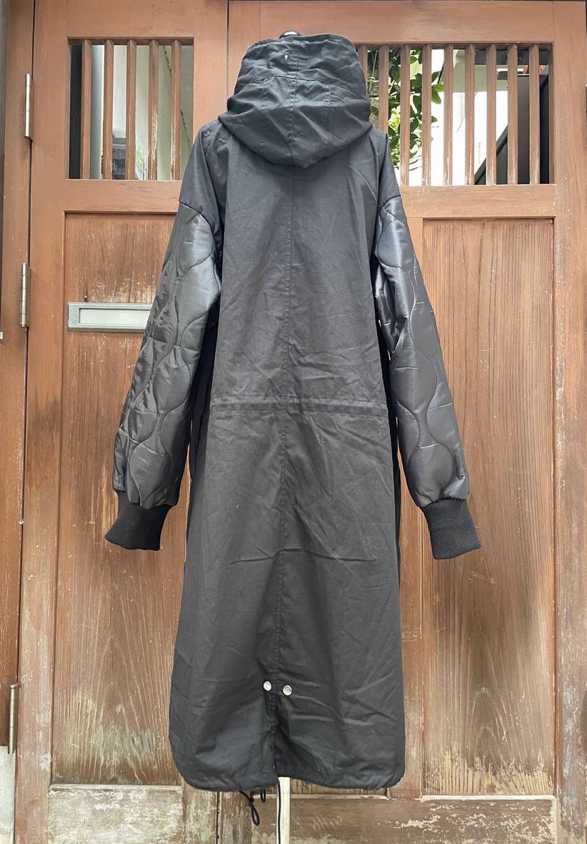 楽天市場】77circa 77サーカ circa make layered m-51 coat ブラック