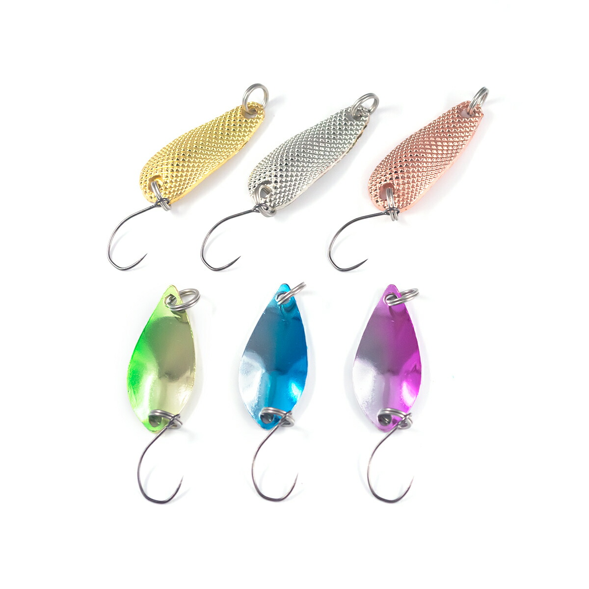 楽天市場】スプーン 渓流 管釣り マイクロスプーン 2.5g 6色セット