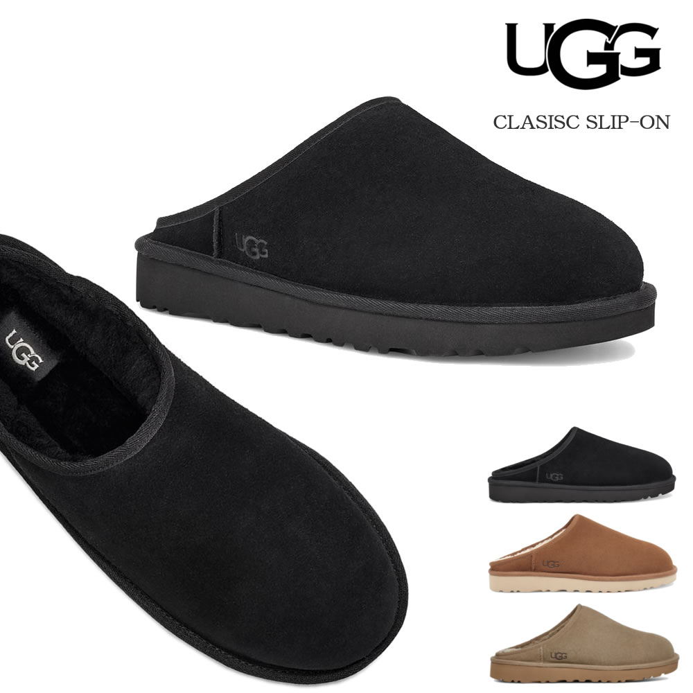 楽天市場】【shoes15】UGG アグ M CLASSIC SLIP-ON 1129290 メンズ