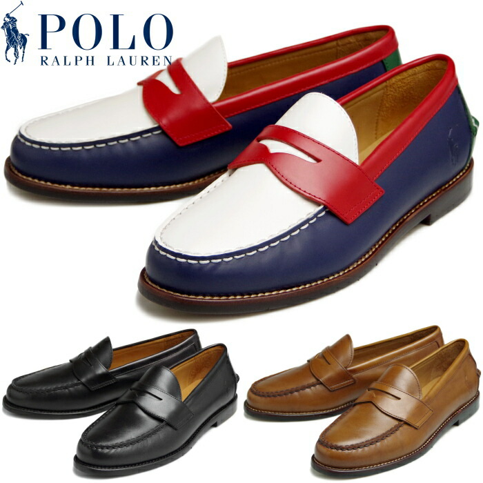 楽天市場】POLO RALPH LAUREN ALSTON PENNY LOAFER ポロ ラルフ