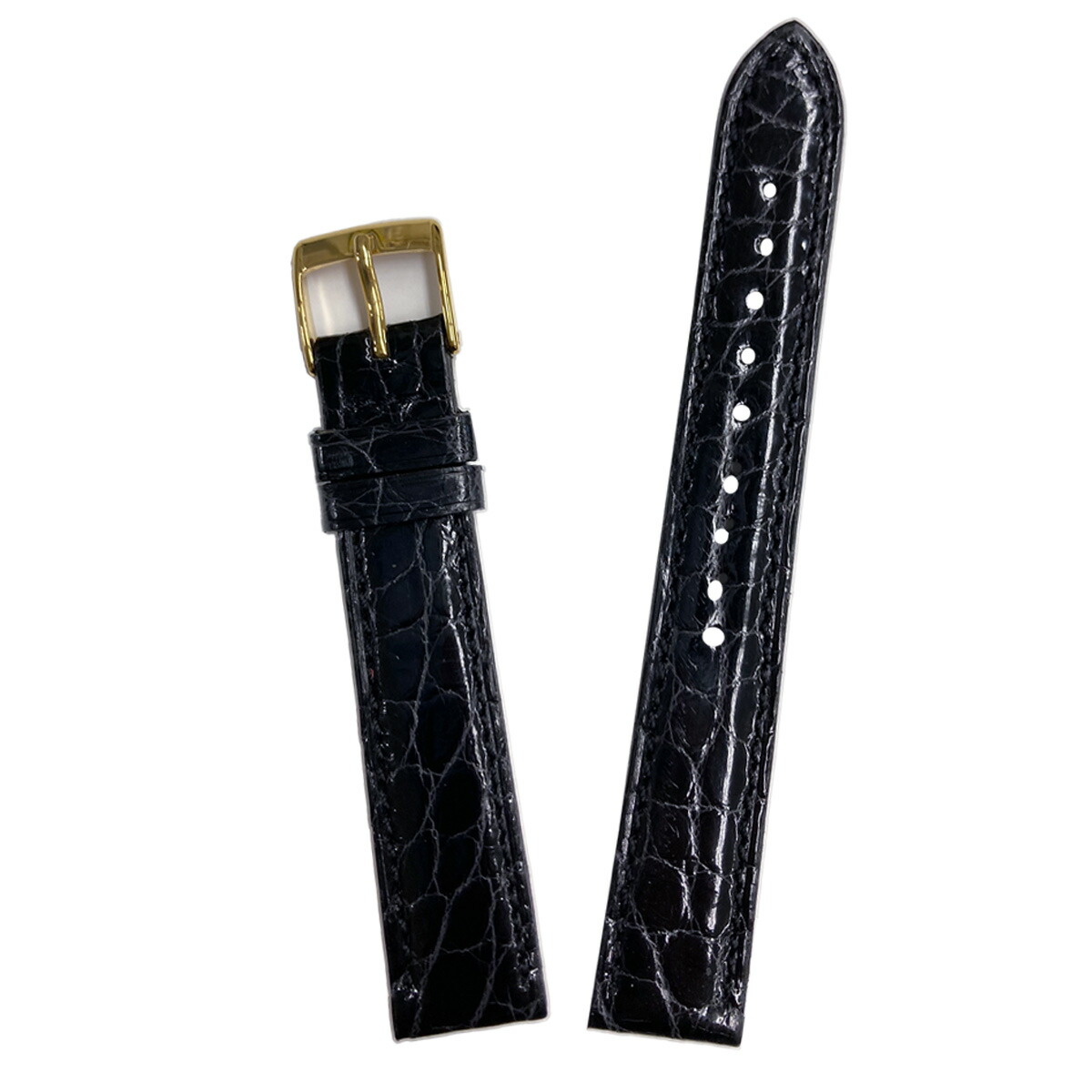 楽天市場】時計 ベルト 革 18mm ワニ革 腕時計ベルト バンド 時計