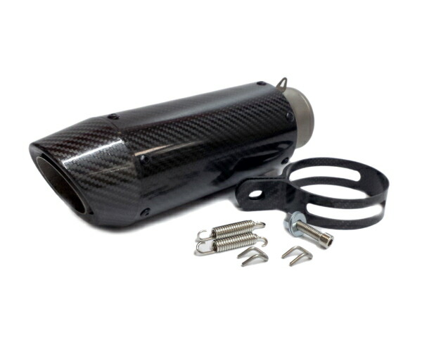 楽天市場】汎用50.8mm カーボン ショートサイレンサーGP Z800 Z1000