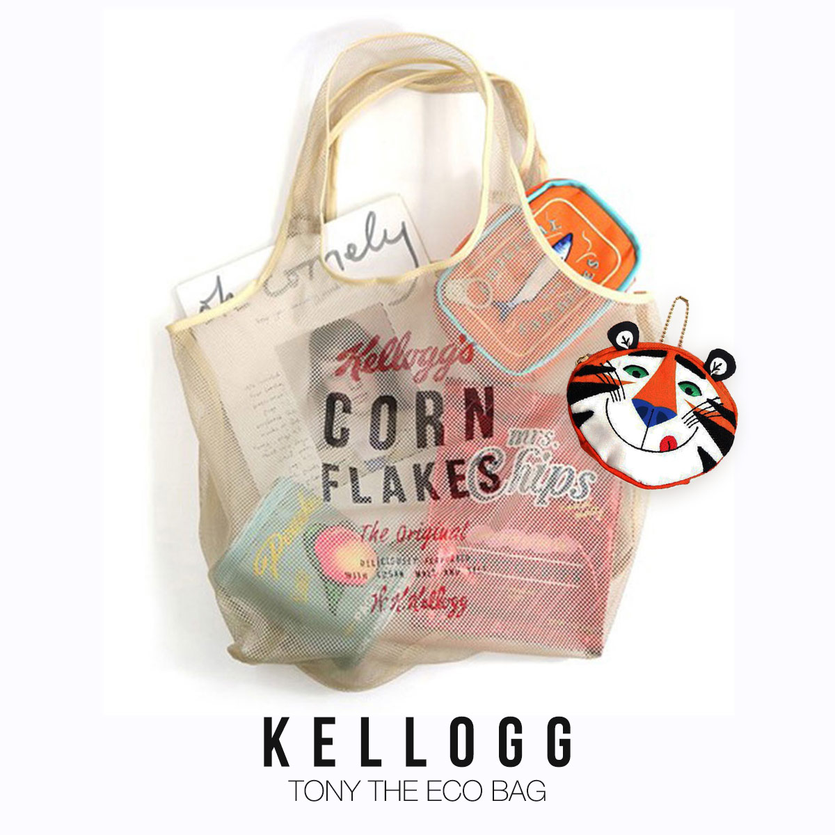 楽天市場】【LINE登録⇒クーポン配布中】 ケロッグ エコバッグ eco