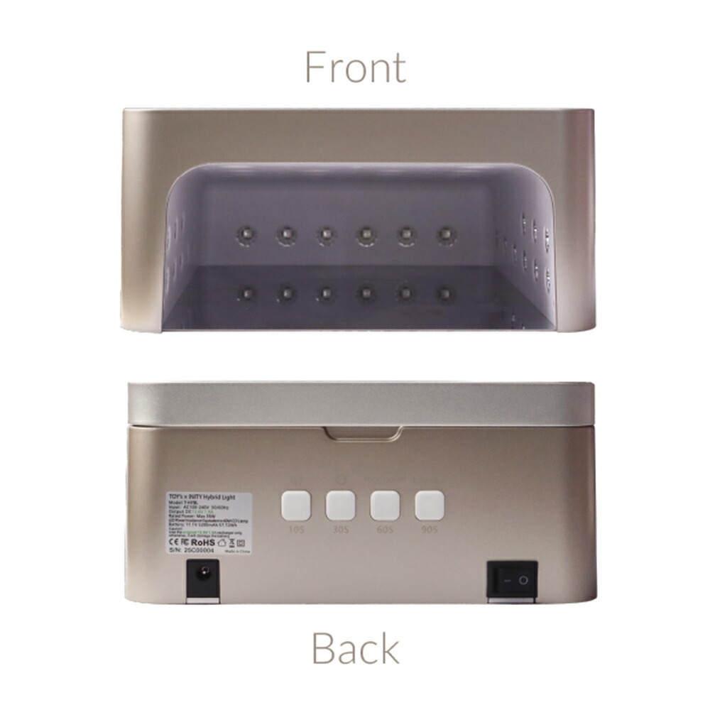 楽天市場】TOY's × INITY ハイブリッドライト UV/LEDライト 36W 充電式