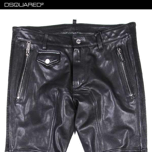 楽天市場】ディースクエアード DSQUARED60 メンズ レザー パンツ