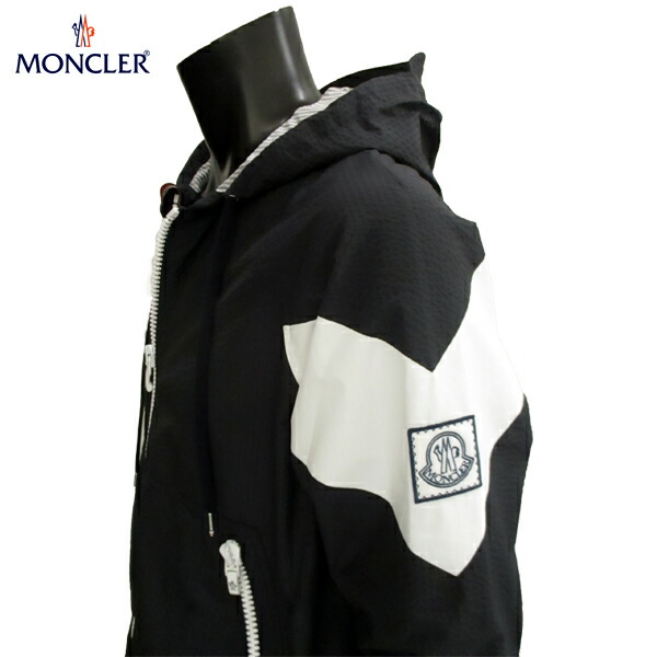 楽天市場】モンクレール MONCLER ナイロンパーカー 左袖ワッペン 白