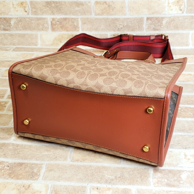 楽天市場】【中古品】美品 COACH コーチ フィールド トートバッグ