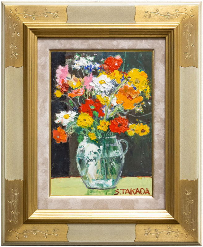 楽天市場】高田 悟 「 野の花 」 油絵 油彩画 SM サムホール 縦 : 内田画廊