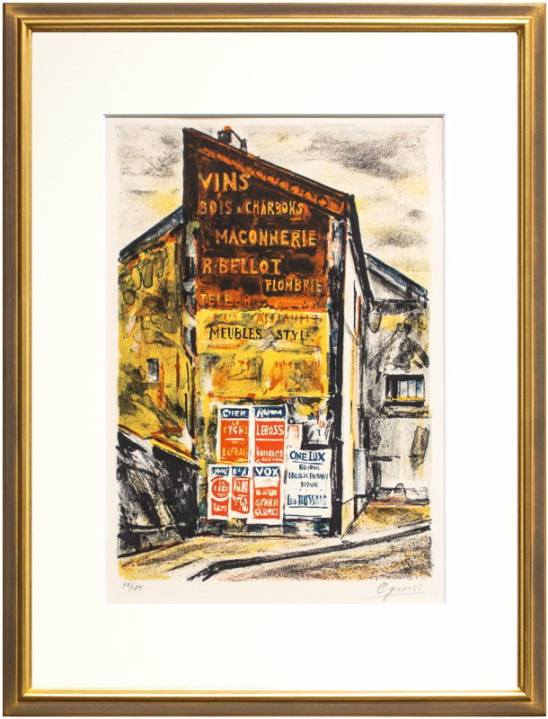 関拓司「リュードセーヌ」油彩画4号 本日限定価格】絵画 油絵 関 拓司