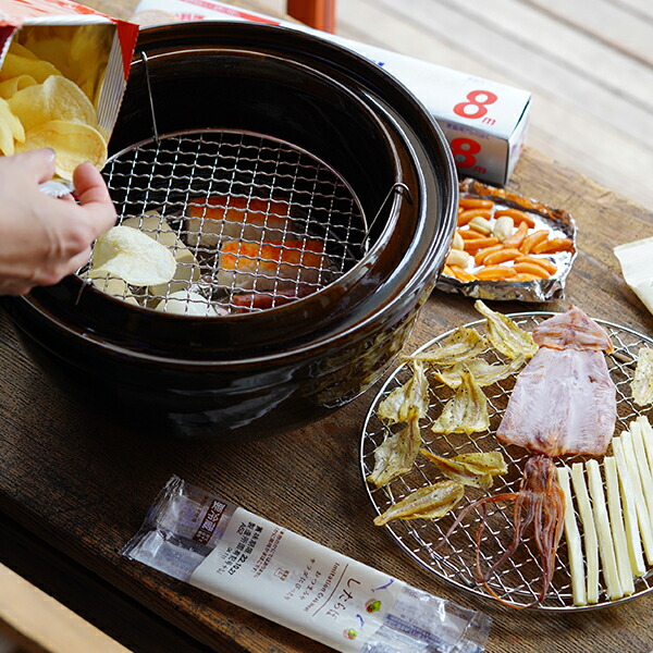 楽天市場】長谷園 いぶしぎん 大 燻製 土鍋 長谷製陶 伊賀焼 燻製器