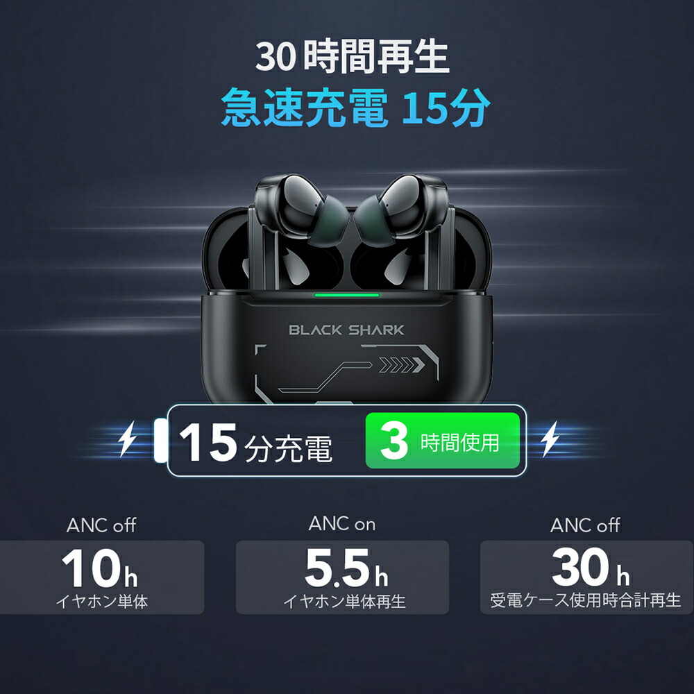 楽天市場】Black Shark (ブラックシャーク) JoyBuds Pro ANC（ジョイ