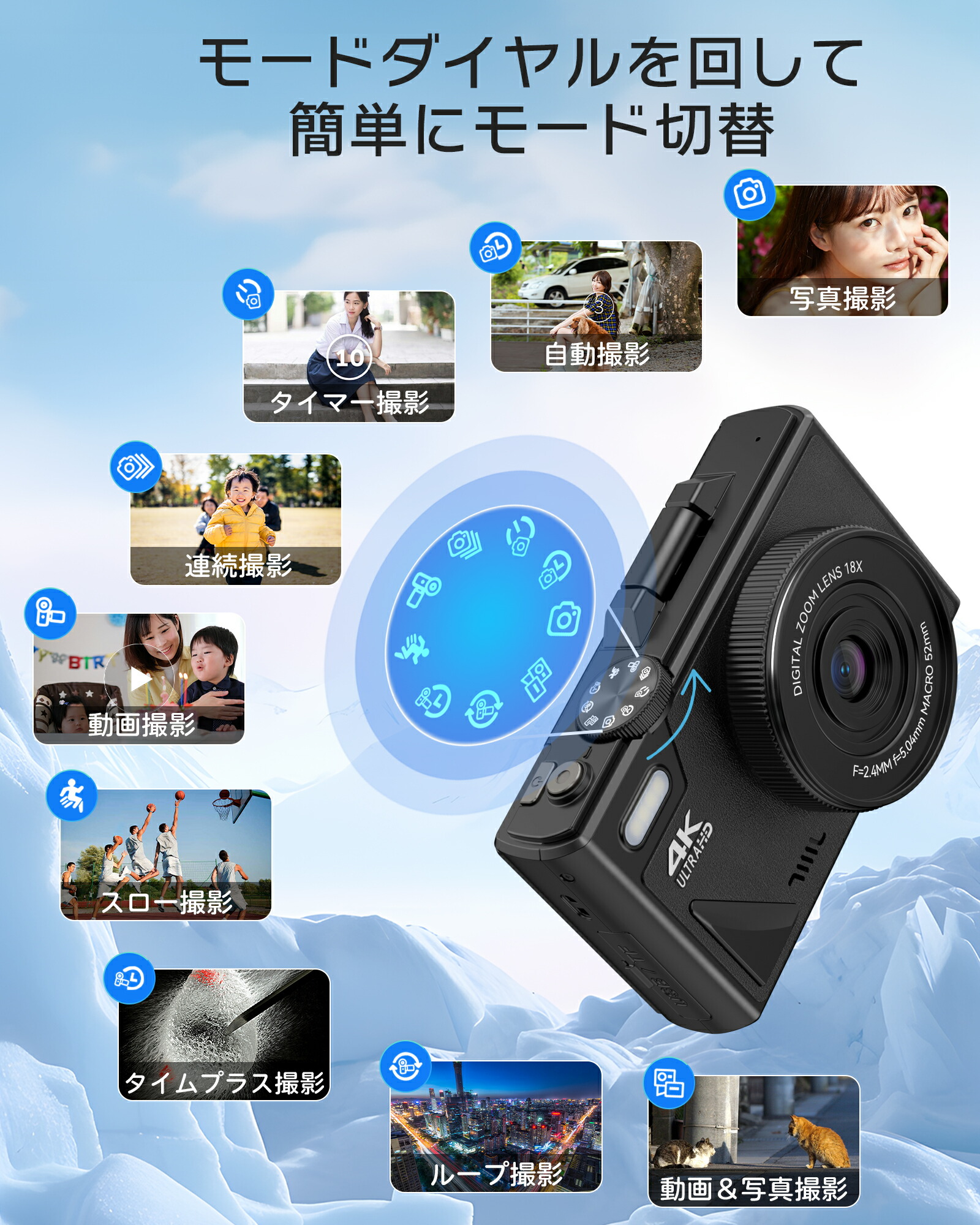 楽天市場】【コスパ最高☆カメラケース付き！1年保証あり】 デジタル