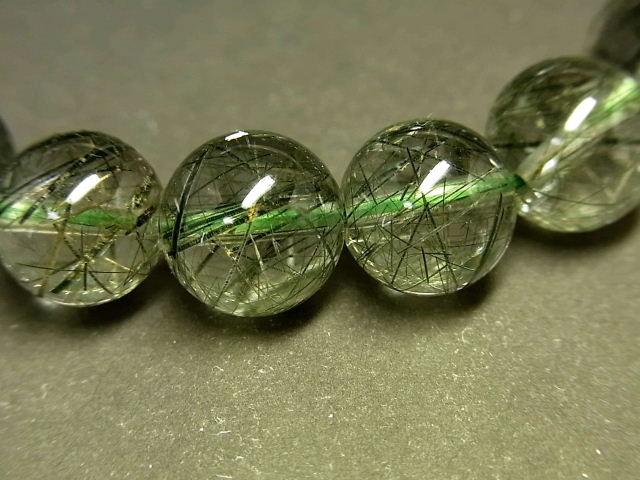 楽天市場】パワーストーン 天然石 最高級 高透明 グリーンルチル