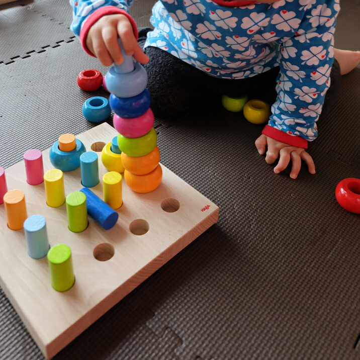 ドイツ木のおもちゃ HABA 廃盤瓶入グルケン 木のおもちゃ ドイツ木の